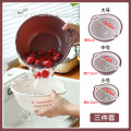 Kitchen vegetable drain basket living room fruit bowl